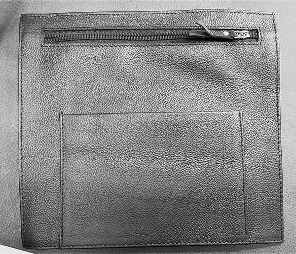 Large metallic silver leather tote bag, Oversized work and travel computer bag