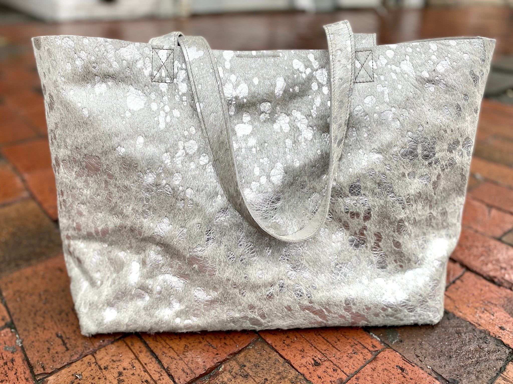 ★LECYTO★Byron Leather City Bag★Silver★ Lecyto Byron Leather City Bag_[Silver]